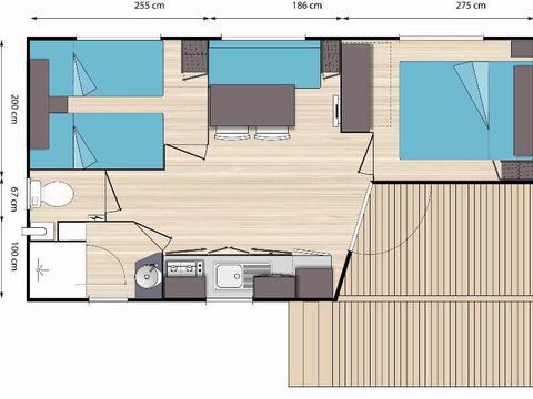 MOBILHOME 5 personnes - Cocooning