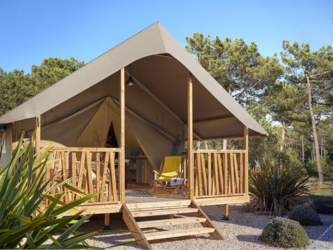 BUNGALOW TOILÉ 4 personnes - LODGE sans sanitaires