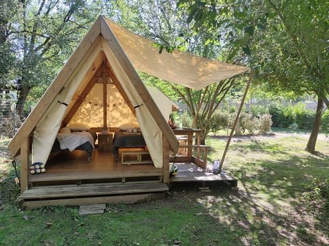 TENTE TOILE ET BOIS 2 personnes - Randonneur