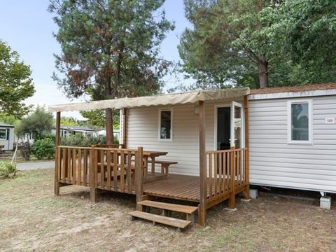 Mobilhome 6 personnes - Classic XL | 2 Ch. | 4/6 Pers. | Terrasse surélevée | Clim.