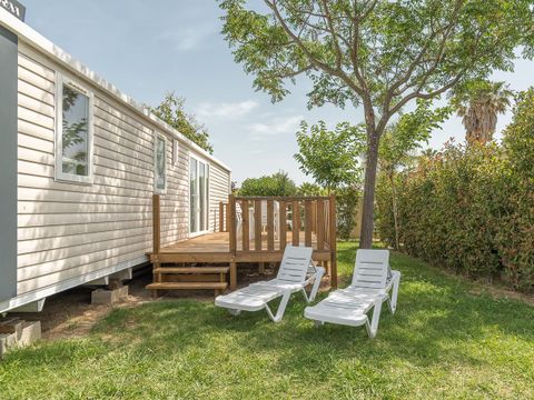 MOBILHOME 8 personnes - Cottage Famille 4 chambres + Clim