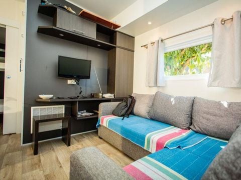 MOBILHOME 4 personnes - C- Mobil home Méditerranée - 2 chambres et climatisé