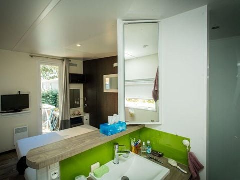 MOBILHOME 4 personnes - C- Mobil home Méditerranée - 2 chambres et climatisé