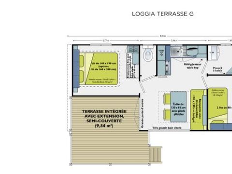 MOBILHOME 4 personnes - Mobile-home LOGGIA CLIM