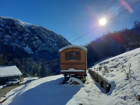 Tiny house 2 personnes - Roulotte Ancolie