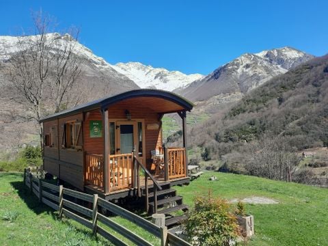 Tiny house 4 personnes - Roulotte Rhododendron 18 m²