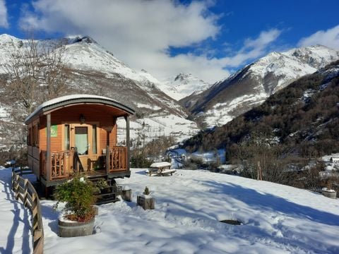 Tiny house 4 personnes - Roulotte Rhododendron 18 m²