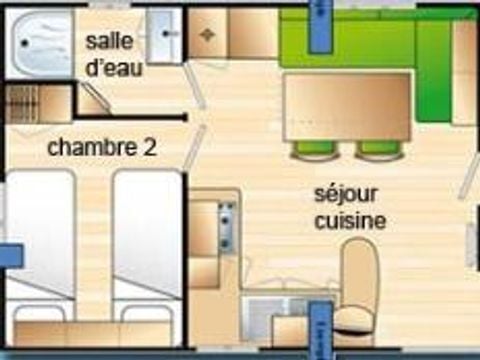 MOBILHOME 4 personnes - USTOU