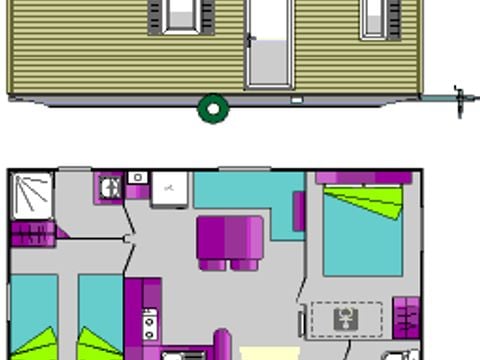 MOBILHOME 4 personnes - Top Alto pour 4 personnes
