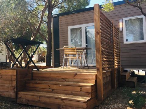 MOBILHOME 2 personnes - Cahita, 1 chambre, Neuf+TV + climatisation