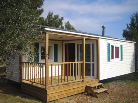 MOBILHOME 4 personnes - Loggia 31m², 2 chambres, terrasse Loggia intégrée, climatisation