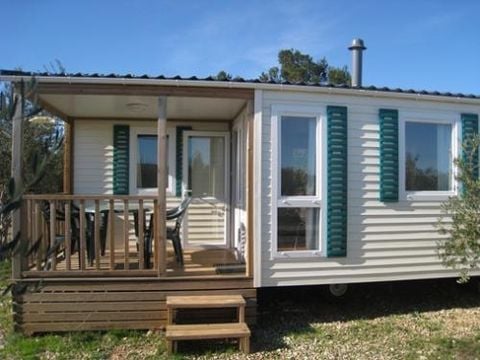 MOBILHOME 4 personnes - Loggia 31m², 2 chambres, terrasse Loggia intégrée, climatisation
