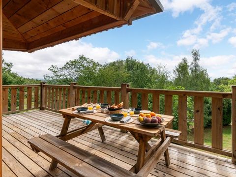 HÉBERGEMENT INSOLITE 5 personnes - CABANE dans les arbres 24m² / 1 chambre - terrasse couverte