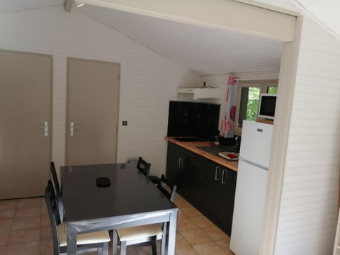 CHALET 6 personnes - Chalet GREEN 35m² / 2 chambres - terrasse