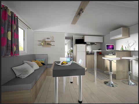 MOBILHOME 4 personnes - Mobile home Tourmalet Draps + serviettes compris