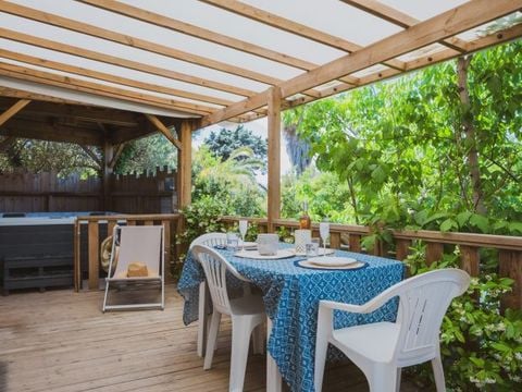 MOBILHOME 4 personnes - Moorea 52 m² - 3 pièces - 2 chambres - Jacuzzi privatif - Climatisation