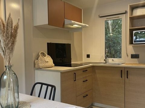 MOBILHOME 6 personnes - Maïao 36 m² - 4 pièces - 3 chambres - Climatisation et TV