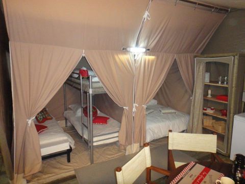 Tente en toile et en bois 5 personnes - Lodge Canada