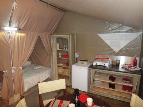 Tente en toile et en bois 5 personnes - Lodge Canada