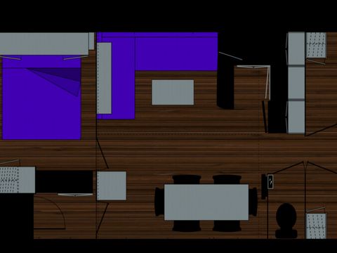 MOBILHOME 6 personnes - Mobil Home 3 chambres Argent (ophéa 8)