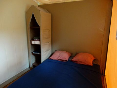 Tente en toile et en bois 5 personnes - Wood Lodge