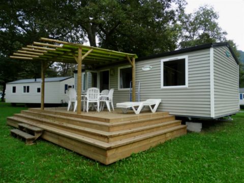 MOBILHOME 6 personnes - Mobil Home 3 chambres Argent (CLIM)