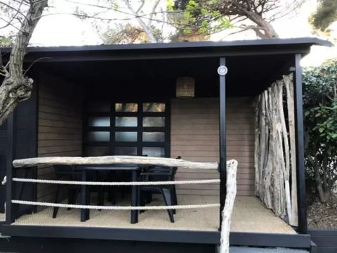 Chalet 5 personnes - Cabanon 3 Pièces 5 Personnes Climatisé + TV