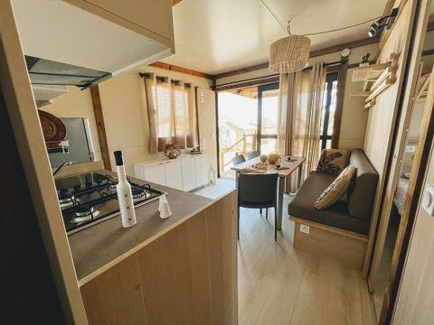 Chalet 5 personnes - Morea - 25M² - 2 chambres - Clim - Terrasse