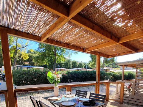 Chalet 5 personnes - Morea - 25M² - 2 chambres - Clim - Terrasse