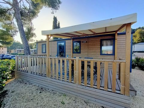 Mobilhome 6 personnes - MH EVASION - 33.3m² - 3 chambres - Clim - Terrasse