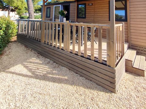 Mobilhome 6 personnes - MH EVASION - 33.3m² - 3 chambres - Clim - Terrasse