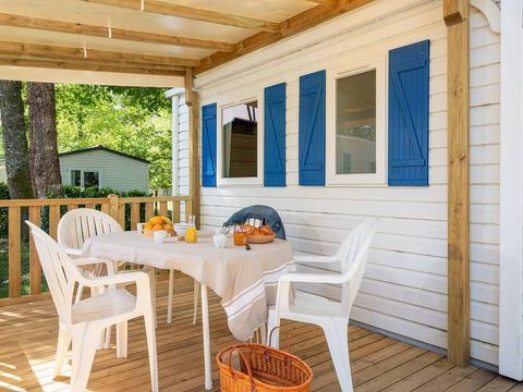 MOBILHOME 6 personnes - Comfort | 2 Ch. | 4/6 Pers. | Terrasse surélevée