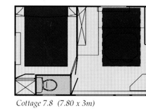 MOBILHOME 4 personnes - LE PELLEGRIN