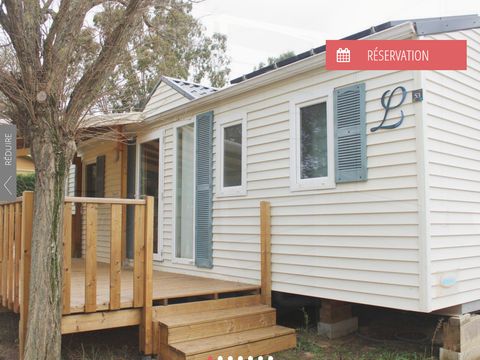 MOBILHOME 8 personnes - Le Baou  SPA - terrasse couverte