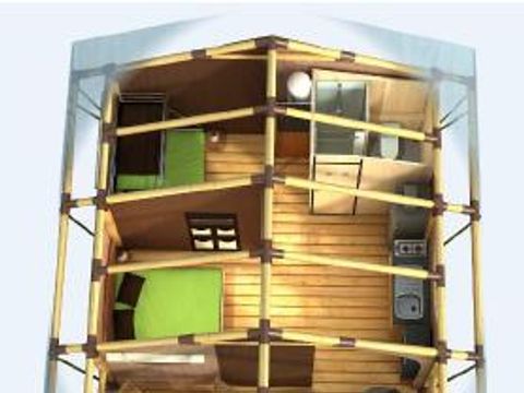 TENTE 5 personnes - Lodge Cap Bénat