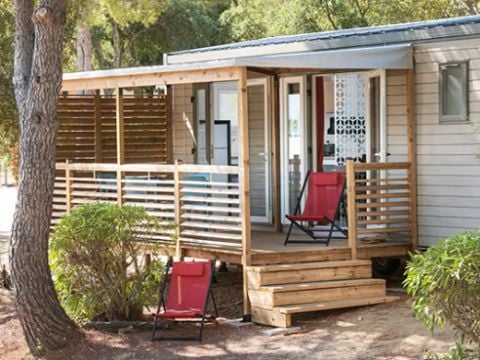 Mobilhome 8 personnes - Mobil Home 3 ch 6 ad + 2 enf Terrasse semi-couverte Clim