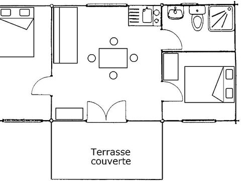 CHALET 4 personnes - CH2 TRADITION 32 m²