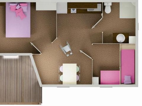 CHALET 7 personnes - CH2 PMR 35 m²