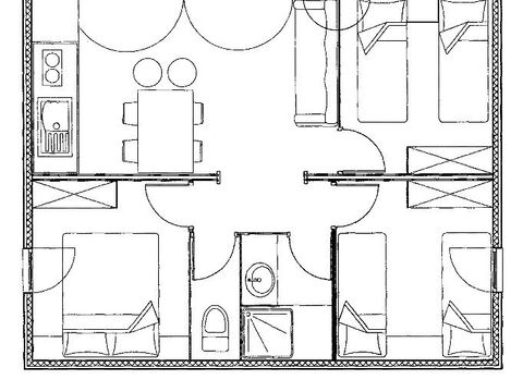 CHALET 8 personnes - CH3 ESPACE 35 m²