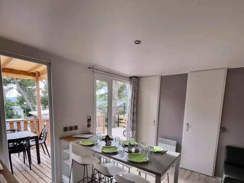 MOBILHOME 6 personnes - Mobil-Home En Vau 4 Pièces 6 Personnes Climatisé + TV