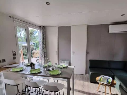 MOBILHOME 6 personnes - Mobil-Home En Vau 4 Pièces 6 Personnes Climatisé + TV