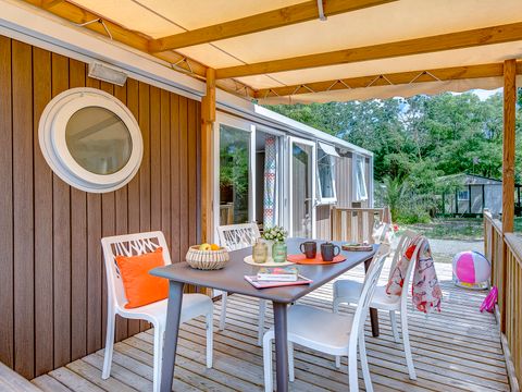 MOBILHOME 4 personnes - Cottage Confort TV Clim - 2 chambres - 4 personnes 