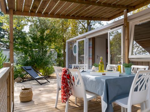 MOBILHOME 6 personnes - Cottage Grand Confort TV Clim - 3 chambres - 6 personnes