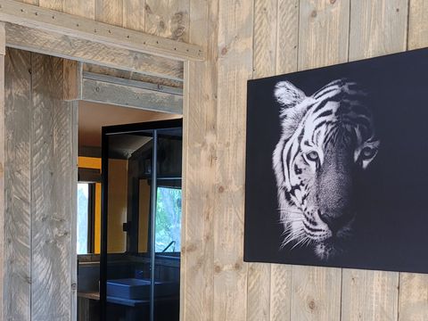 Tente en toile et en bois 6 personnes - Eco-Lodge - WOODY - 3 chambres