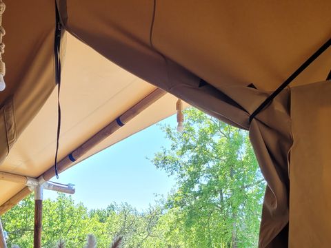 Tente en toile et en bois 6 personnes - Eco-Lodge - WOODY - 3 chambres