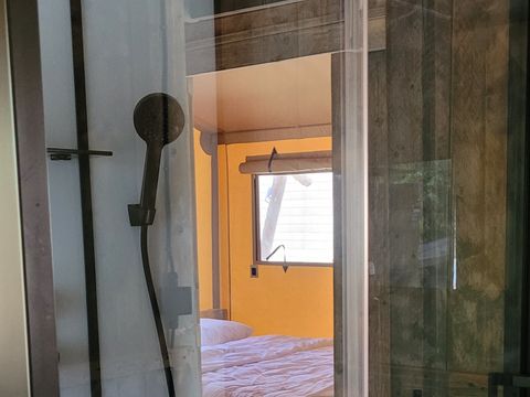 Tente en toile et en bois 6 personnes - Eco-Lodge - WOODY - 3 chambres