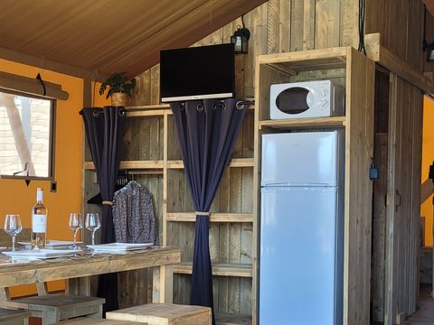 TENTE TOILE ET BOIS 6 personnes - Eco-Lodge WOODY 3 chambres