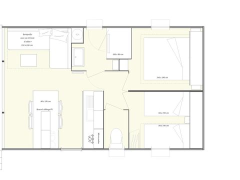 MOBILHOME 4 personnes - Lodge SAFARI