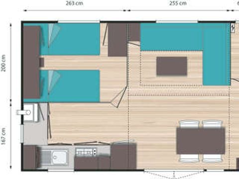 MOBILHOME 4 personnes - O'Phéa