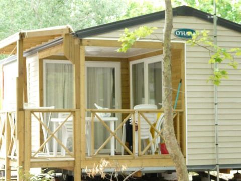 Mobilhome 4 personnes - Confort 24m² - 2 chambres - TV - Climatisé